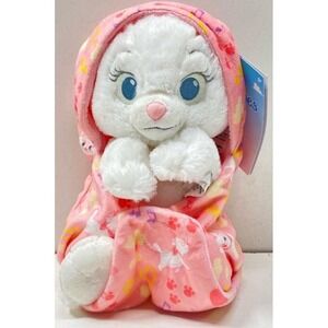 Disney Babies Marie Aristocats MARIE IN BLANKET Plush Cat Toy 10" new